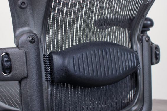 Bureaustoel Herman Miller Aeron Graphite zonder close