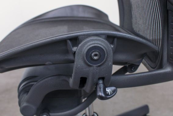 Bureaustoel Herman Miller Aeron Graphite zonder11