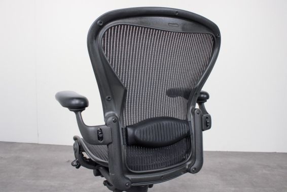 Bureaustoel Herman Miller Aeron Graphite zonder achter