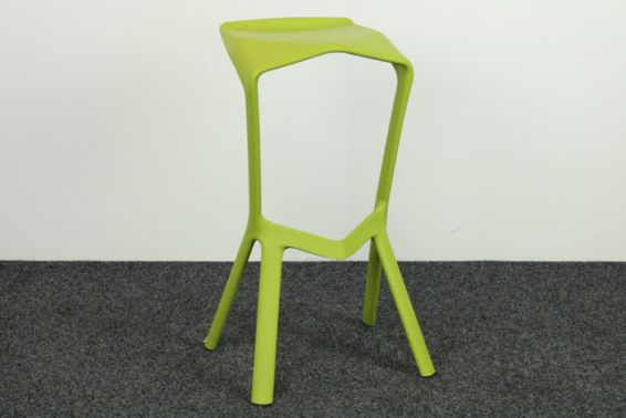 Barkruk Plank Miura groen