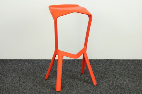 Barkruk Plank Miura oranje