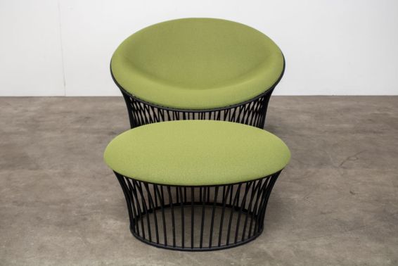 Fauteuil DeBerenn Pana met poef3