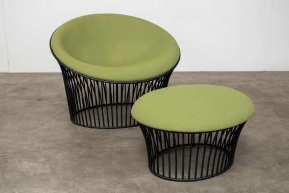 Fauteuil DeBerenn Pana met poef