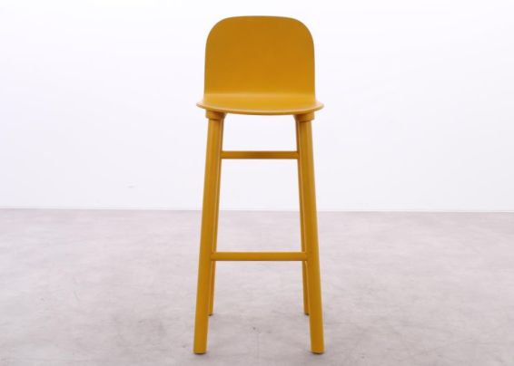 Barkruk DUM Office Beech Shell1