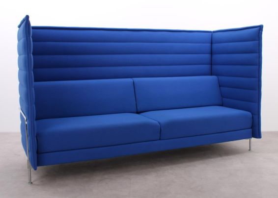 Bank Vitra Alcove blauw