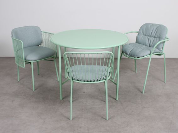 Tafel en stoelenset DeBerenn, bestaande uit 3 stoelen en tafel