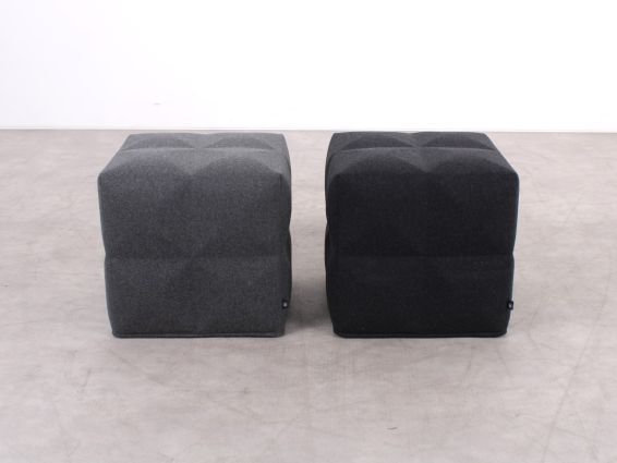 Poef BuzziSpace BuzziCube 3D Solo, 2 kleuren2