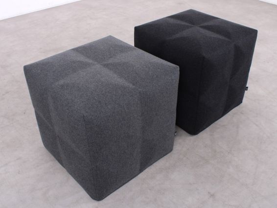 Poef BuzziSpace BuzziCube 3D Solo, 2 kleuren