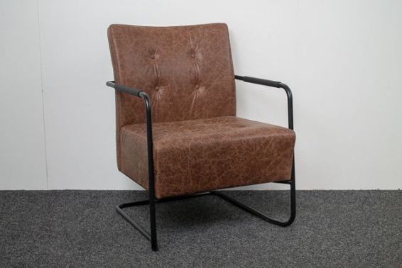 Design Alfa Lounge stoel - leder