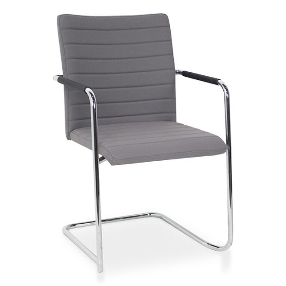 Stoel Alfa - hoge rug - sledeframe