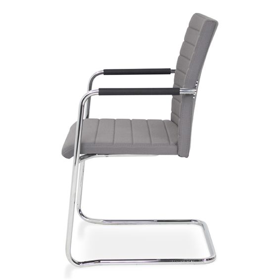 Stoel Alfa - hoge rug - sledeframe