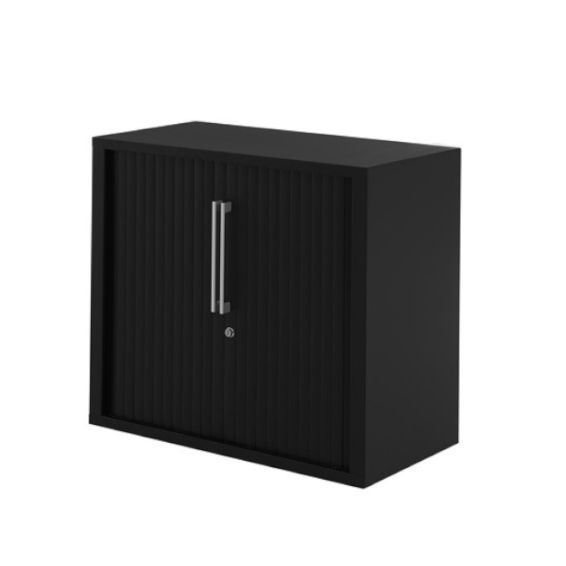 Carré roldeurkast 72x80 cm in de kleur zwart