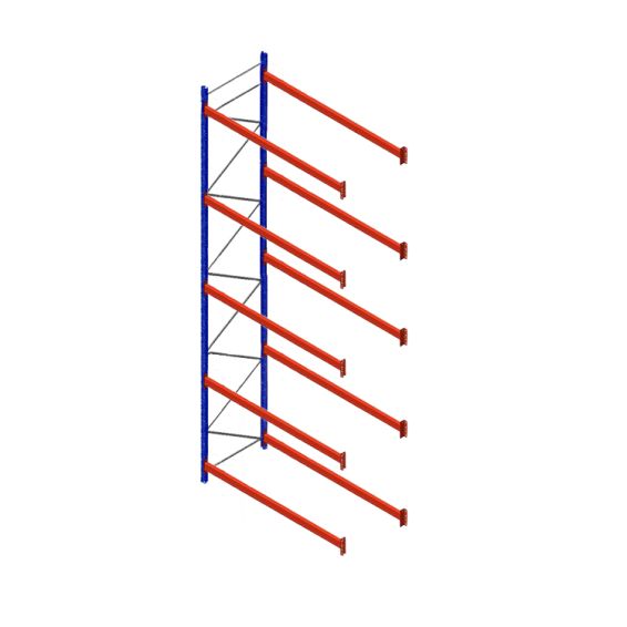 Bandenstelling 5 etages aanbouwsectie Multi Ratio