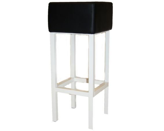 Barkkruk Park - wit frame