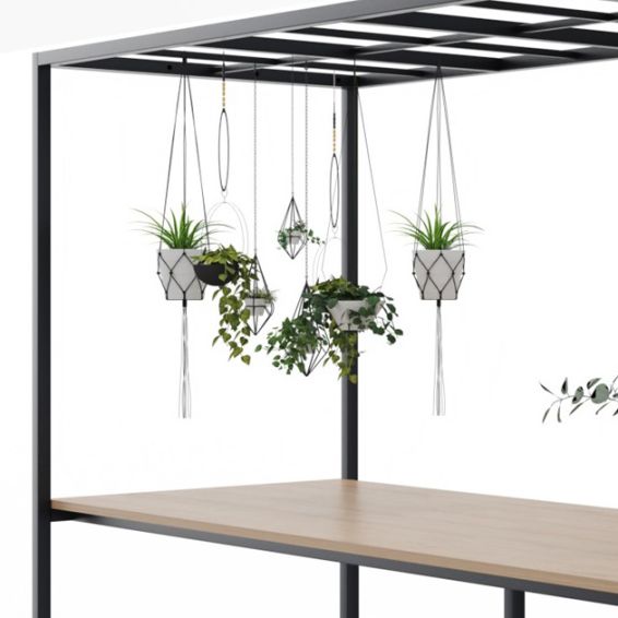 Bartafel DRIVE 320 cm breed en 90 cm hoog - Multi Ratio