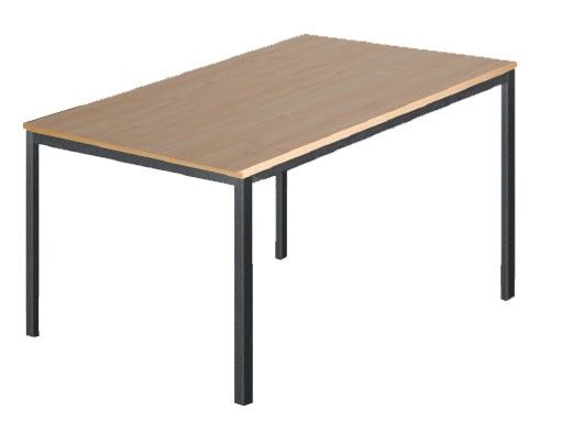 Basic rechte tafel 120 x 80 cm