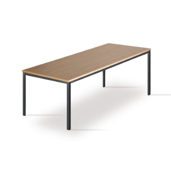 Basic rechte tafel 200 x 100 cm