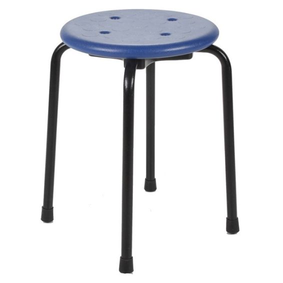 Tabouret TAP45 zithoogte 45 cm - blauw