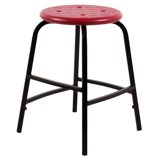 Tabouret TAP50 zithoogte 50 cm - rood