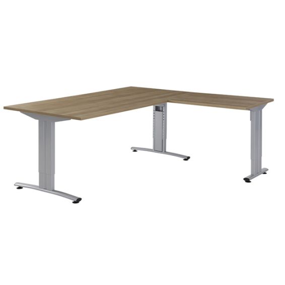 Bureau met aanbouw