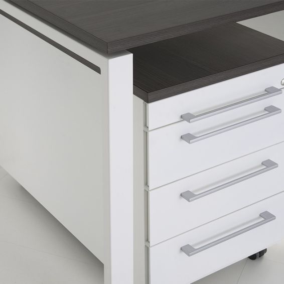 Huislijn Carré bureau inclusief Carré ladeblok