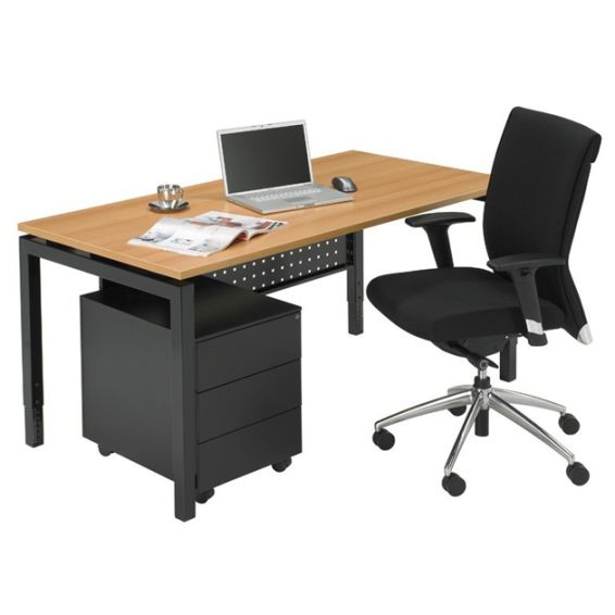 Start Nevada rechthoekbureau 120 x 60 cm voorbeeldopstelling