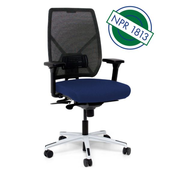 Bureaustoel Actiflexx Weave met wit voetenkruis