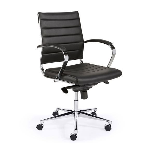 Design bureaustoel Lugo - zwart