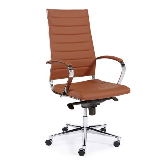 Design bureaustoel Vigo - cognac