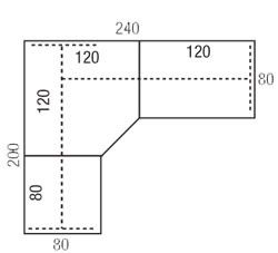 Afmetingen CAD werkplek
