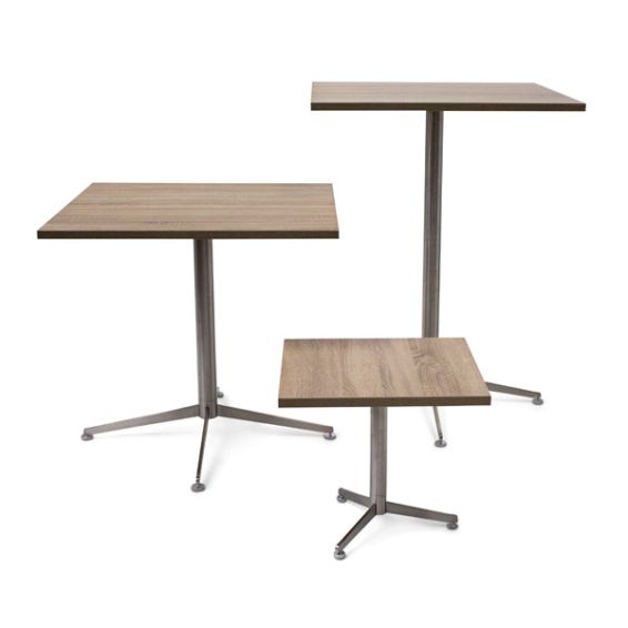 Multi Ratio Design statafel Cross RVS impressie