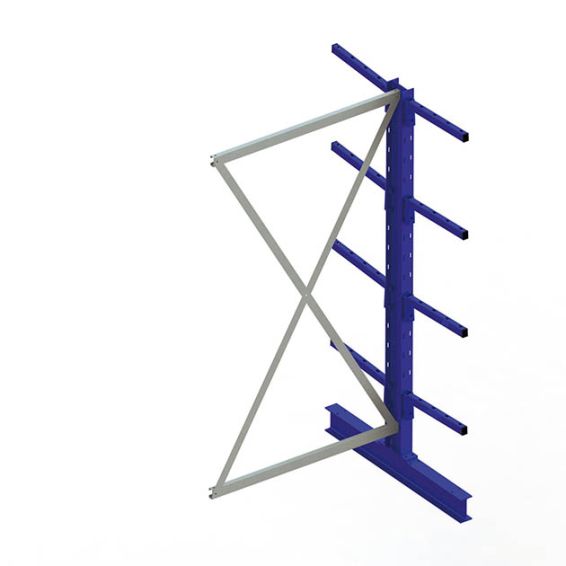 Draagarmstelling MTA dubbel 2000x1030x800 - IPE120 - aanbouwsectie