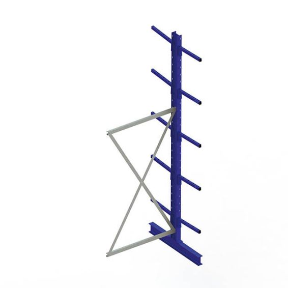 Draagarmstelling MTA dubbel 3000x1030x400 - IPE120 - aanbouwsectie
