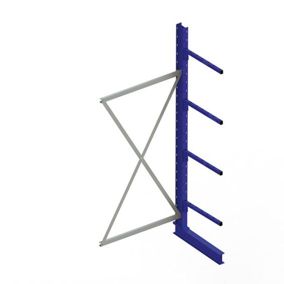 Draagarmstelling MTA enkelzijdig aanbouwsectie 2500x1030x600 - IPE120