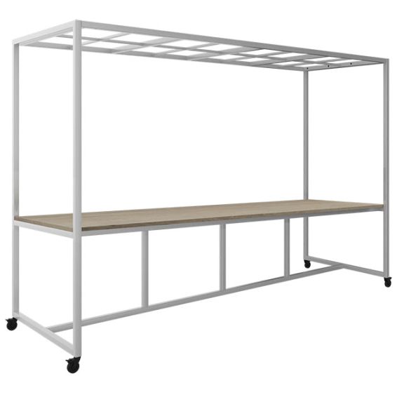 Bartafel DRIVE 320 cm breed en 90 cm hoog - Multi Ratio