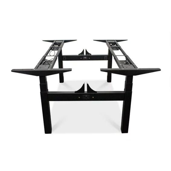 Elektrisch verstelbaar Duo bureau - frame zwart