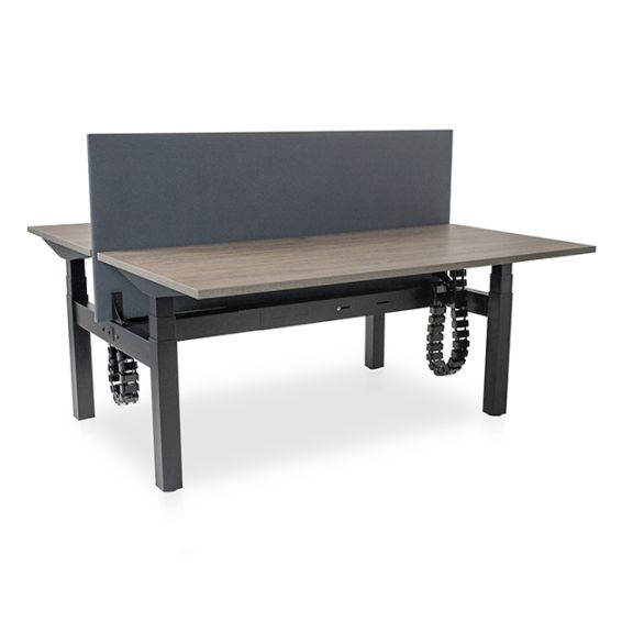 Lineaflex MRC zit sta bureau 140 x 80 - frame zwart