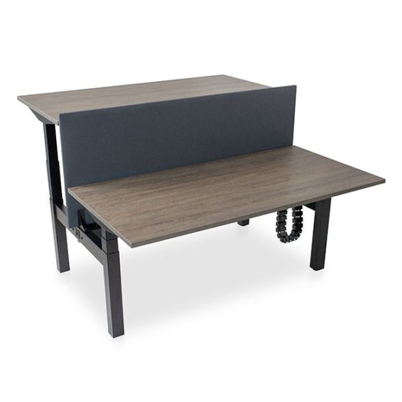 Lineaflex MRC zit sta bureau 140 x 80 - frame zwart