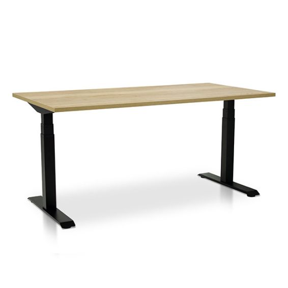 Thuiswerkset PRO elektrisch zit sta bureau + ergonomische bureaustoel