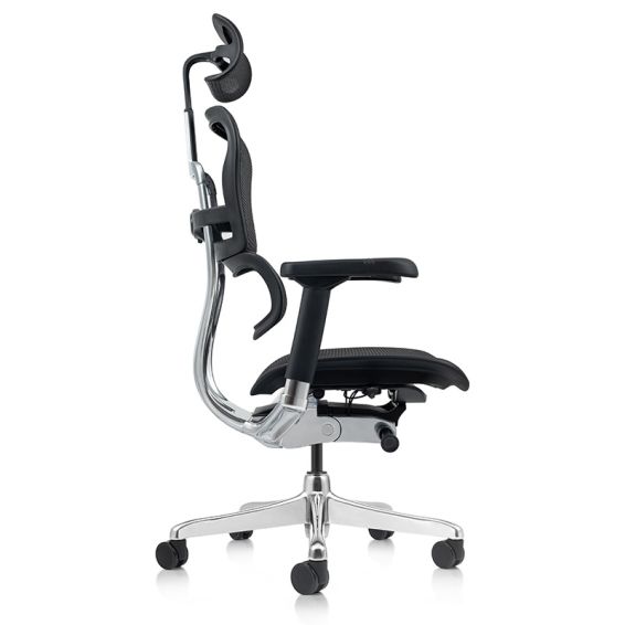 Ergonomische bureaustoel E-Human 2.0 met hoofdsteun