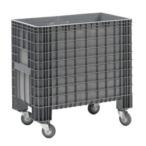 Groot volume bak op wielen, 400 liter