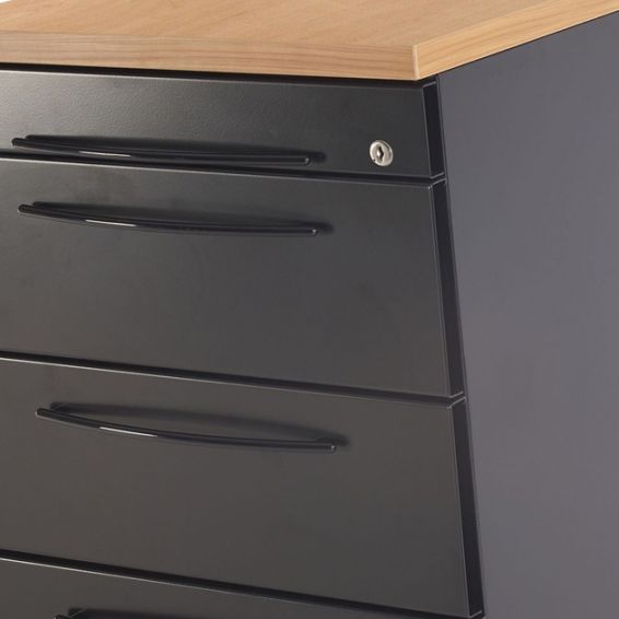Huislijn Basic ladenblok type 05 80 cm diep met 3 laden