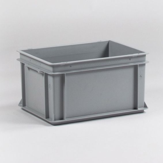 E-line bak 20 liter, agaatgrijs, 400x300x220 met gesloten grepen