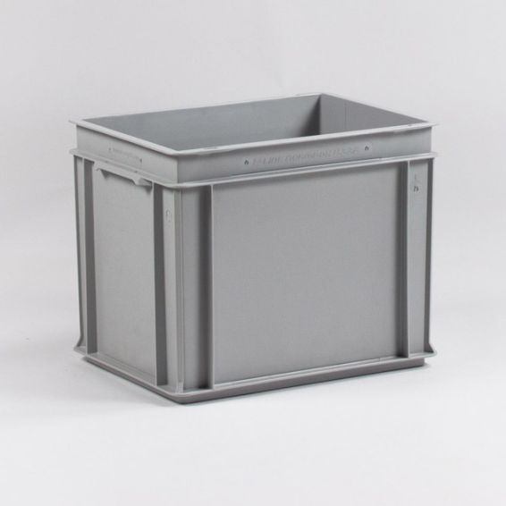 E-line bak 30 liter, agaatgrijs, 400x300x325 met gesloten grepen