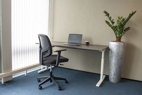 Bureaustoel Maxwell - zwart gestoffeerd