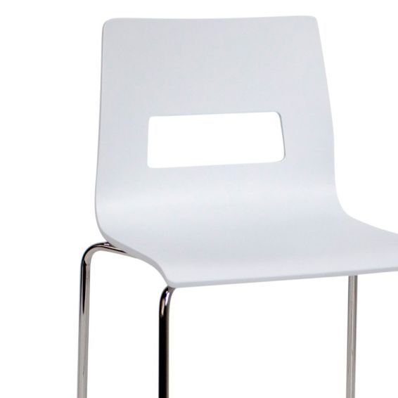 Design barkruk Lucca met houten kuip