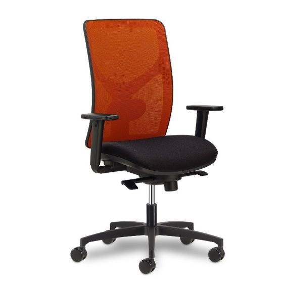 Ergonomische bureaustoel Madrid, oranje