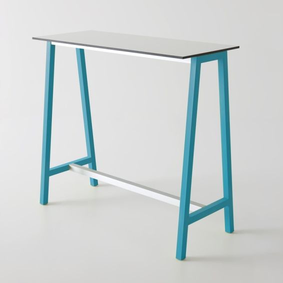 SW Design bartafel met blauw frame