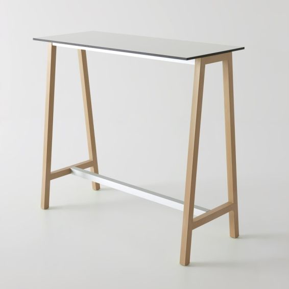 SW Design bartafel met lichtbruin frame