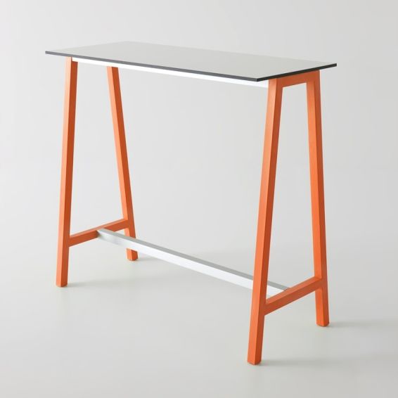 SW Design bartafel met oranje frame